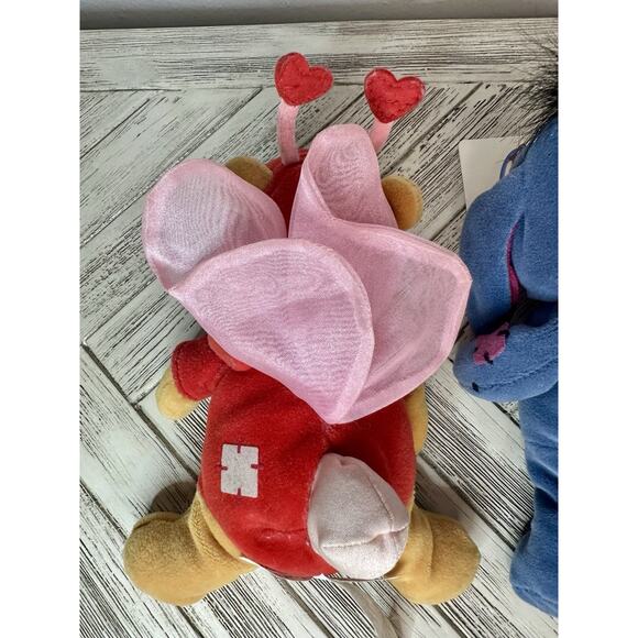 Disney Set Pooh As Eeyore & Firefly Pooh Bean Bag Toys - Picture 3 of 5